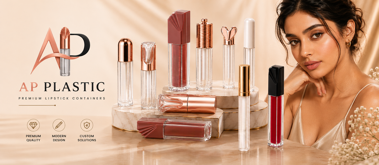 AP Plastic — premium lipstick containers, modern design, custom solutions